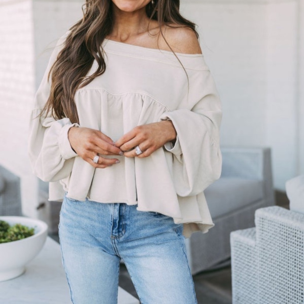 Off the shoulder top